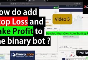 How to add take profit and stop loss to Binary bot